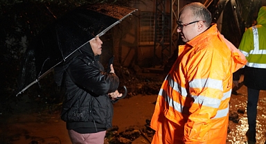 Mersin Erdemli'de Sağanak Mesaisi