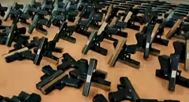 Mersin’de 353 Tabanca ve 913 Silah Parçası Ele Geçirildi