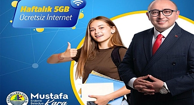 Türkiye'de Bir İlk:Yazılımcı Başkan Musafa Kara'dan YKs ye giren gençlere 5 GB İnternet
