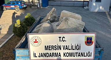 Mersin'de Bizans dönemine ait 7 parça eser ele geçirildi: 2 gözaltı