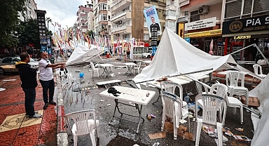 Mersin'de Sağanak ve Şiddetli Rüzgar Hayatı Olumsuz Etkiledi