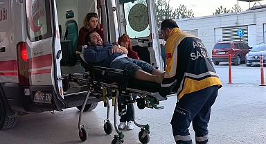 600 kiloluk demir silindirin altında kaldı