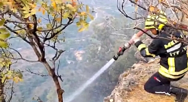 Erdemli Sarıyer'de Yangın Ekipler Tarafından Kontrol Altına Alındı