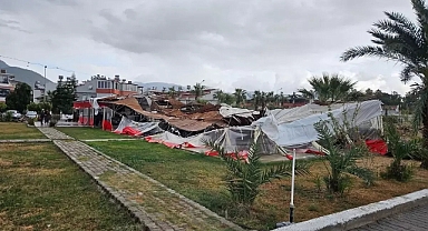 Mersin'de Hortumlar Zarar Verdi, Temizlik Çalışmaları Başladı