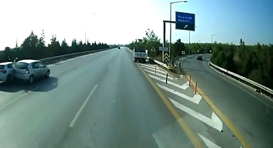 Mezitli'de Otobanda Trafik Kazası: Yaralanan Yok
