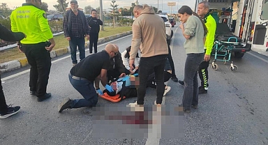 Motosiklet refüje çarptı: 1 ölü, 1 yaralı