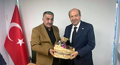 KKTC'nin 5'inci Cumhurbaşkanı Tatar'dan, ETSO'ya ziyaret