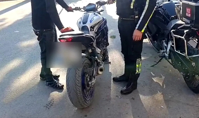 Mersin'de abart egzoz kullanan araçlara ceza yağdı