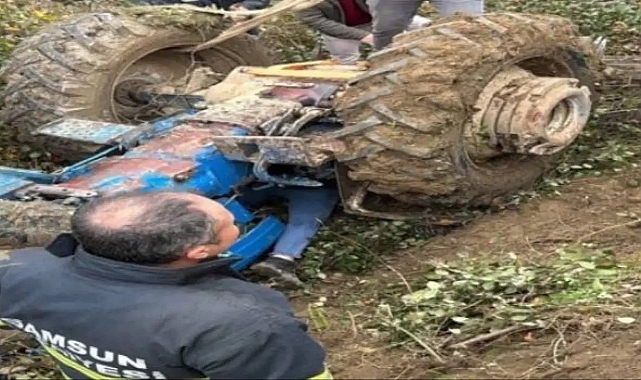 Anamur'da traktör uçuruma yuvarlandı: 2 ölü
