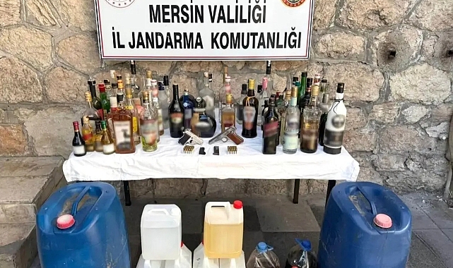 Yenişehir'de 400 litre sahte içki ele geçirildi